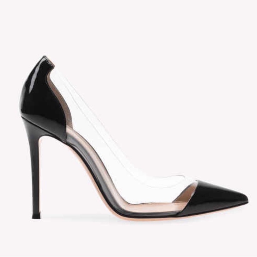 Gianvito Rossi Plexi pump 39.5 NIB